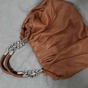 Michael Kors leather and metal